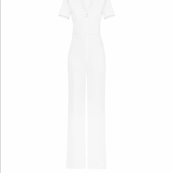 poshmark white jumpsuit